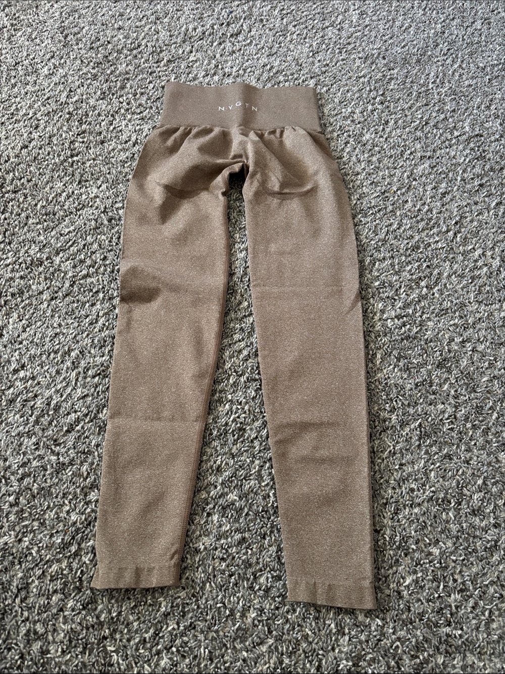 NVGTN leggings light brown good condition XS hot yoga exercise casual athletic